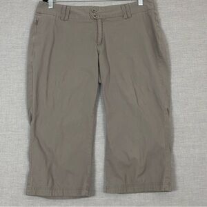 Merrell Khaki Capris Sz 14 Cotton